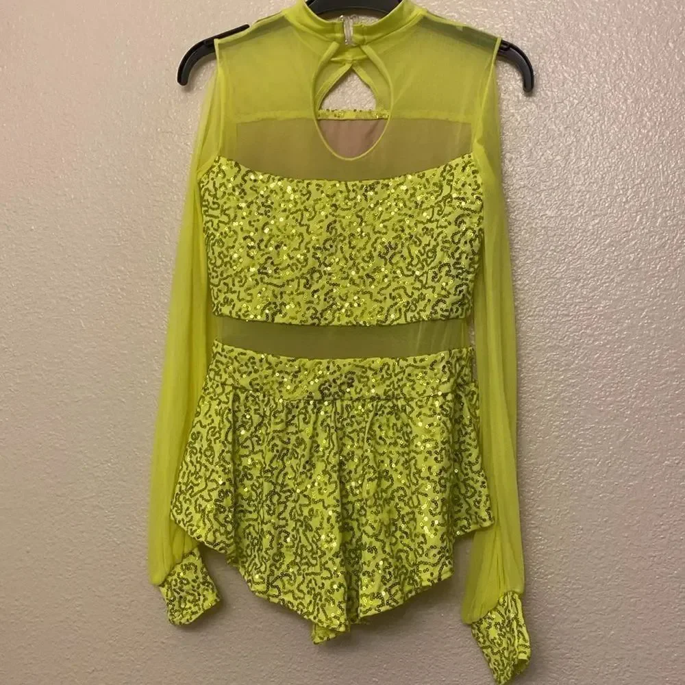 WEISSMAN Dance Costume Poet neon All I Am 11714 jazz contemporary lyrical LC